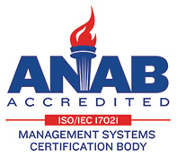 ANAB Management Systems Certifcation Logo